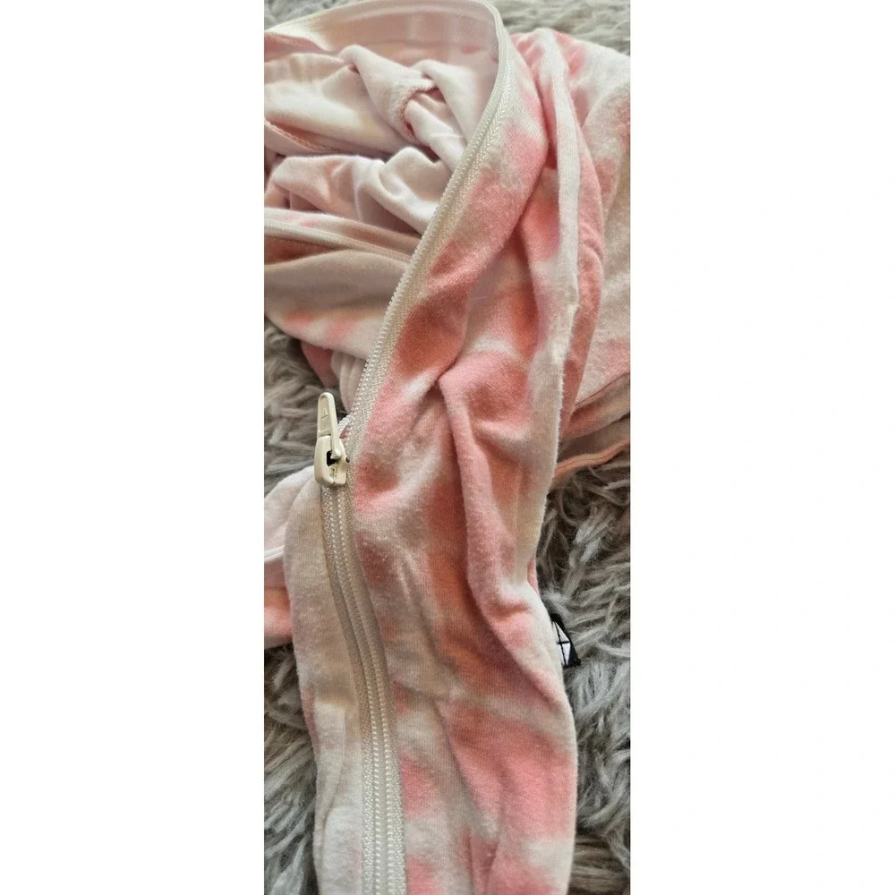 Kyte Baby‎ Pink Tie Dye Bamboo Rayon Zippered Footie Sleeper 12-18 Months